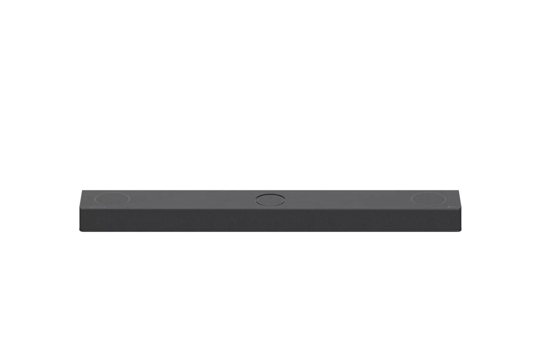 LG S80QR  5.1.3 Soundbar horizontal placement close up view