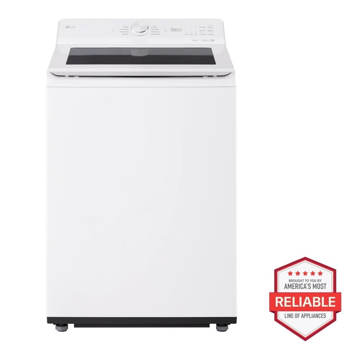 LG 5.0 cu. ft. Mega Capacity Smart Top Load Washer with Impeller, EasyUnload™ & AI Sensing