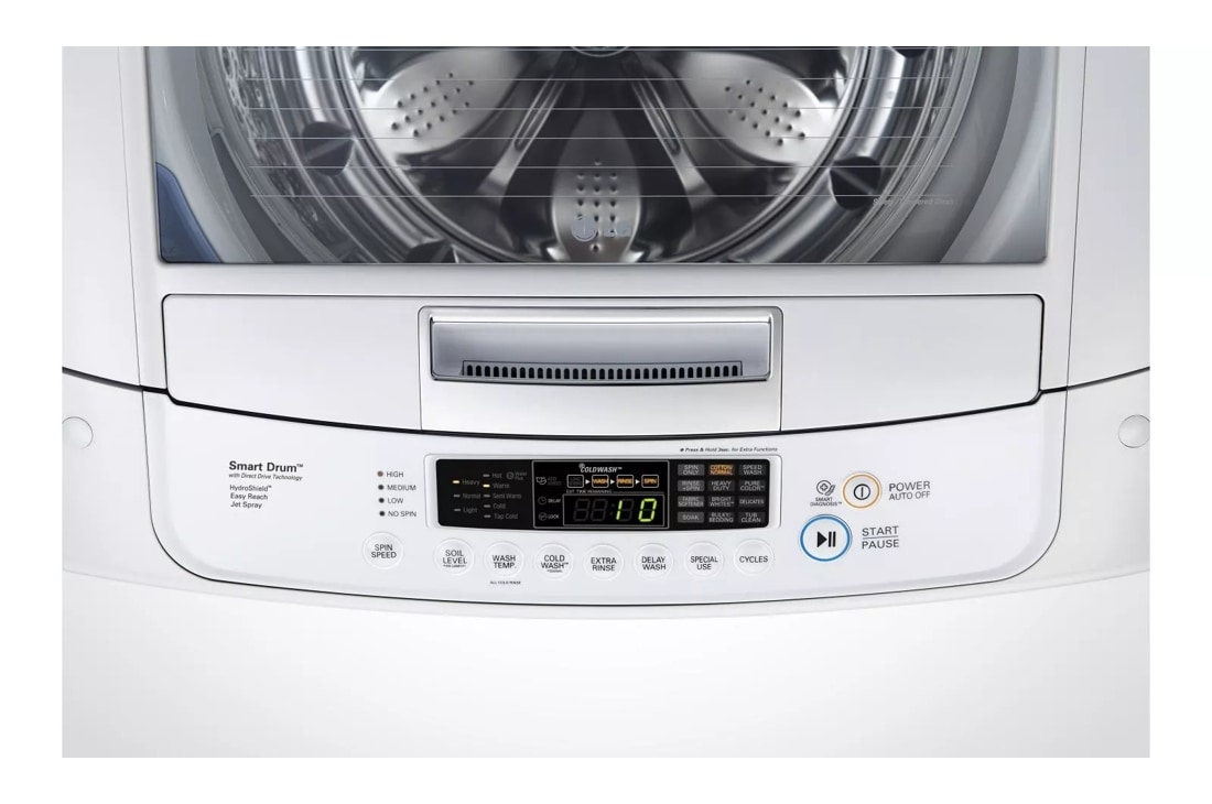 LG WT1301CW: High Efficiency Front Control Top Load Washer