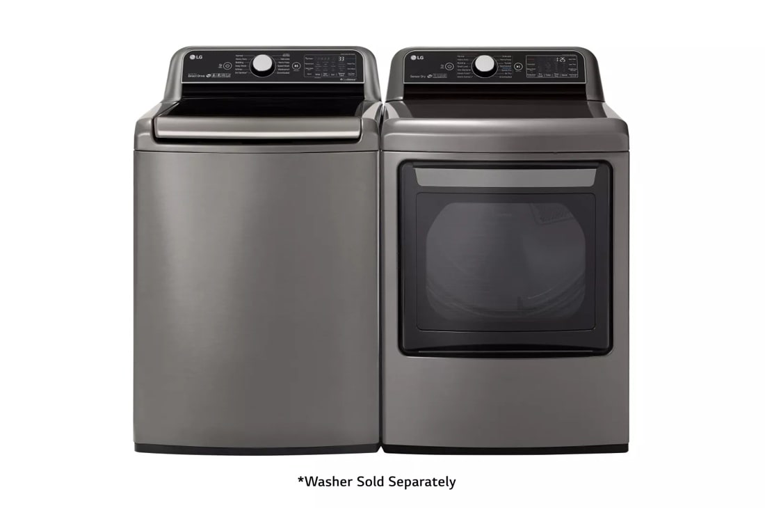 LG DLGX7801VE: 7.3 cu.ft. Gas Dryer with TurboSteam™ Technology