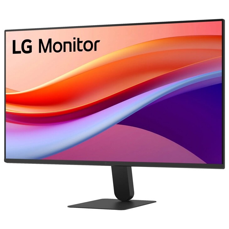 LG 27U41YA-B 27 Monitor – Side Angle Left