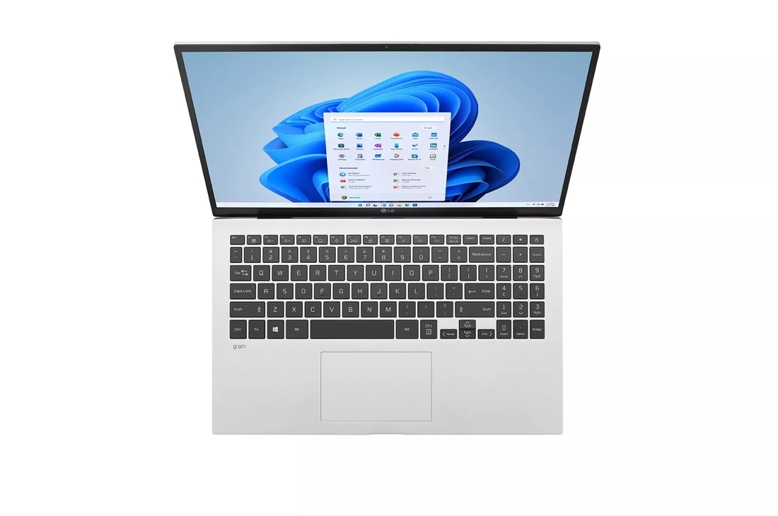 LG gram 15” Lightweight Laptop, Intel® 11th Gen Core® i5, Windows 11 Home,  16GB RAM, 512GB SSD, Silver.