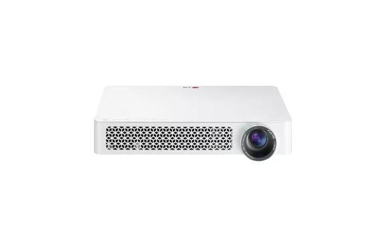 Portable 1080p LED Projector with Smart TV and Magic Remote