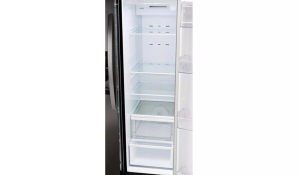 冷蔵庫 Big size refrigerator LG 26.1 Cu. Ft. Black Stainless Steel Side-By-Side