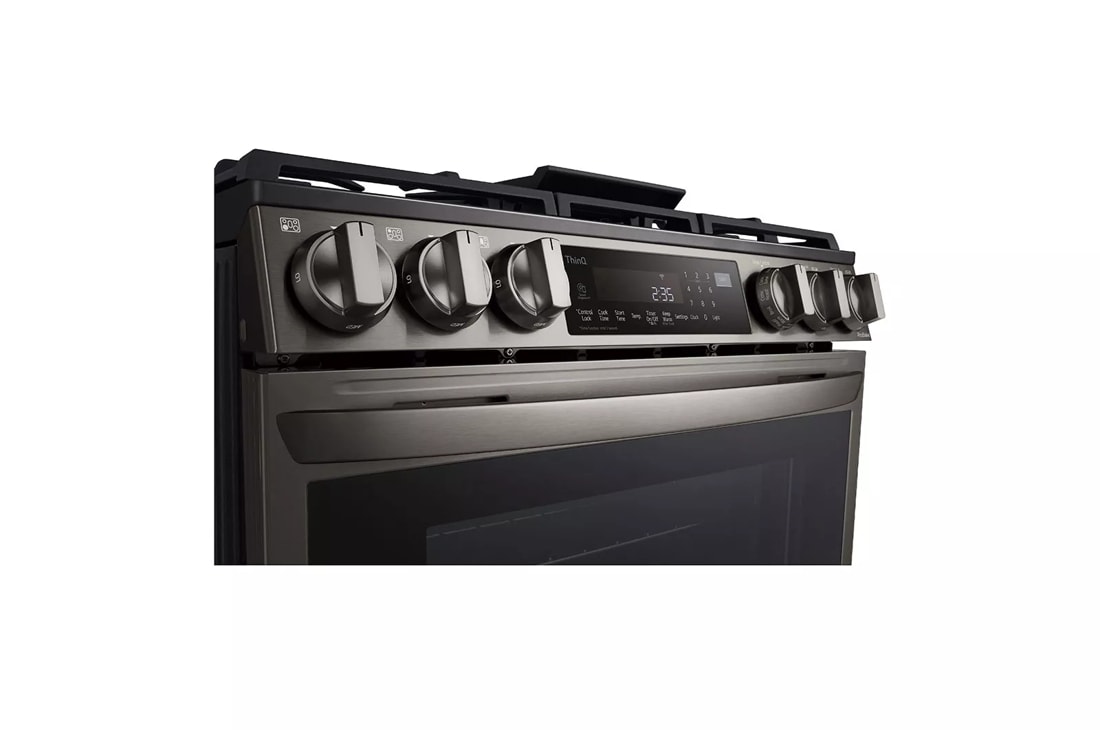 LSGL6335F by LG - 6.3 cu ft. Smart wi-fi Enabled ProBake Convection®  InstaView® Gas Slide-In Range with Air Fry