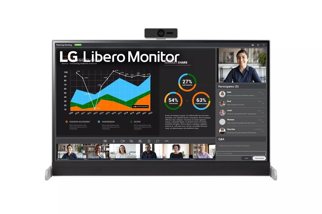 LG Libero Monitor 27BQ70QC-S PCモニター 据え置き、吊り下げの2タイプのスタンドを採用 - 27BQ70QC-S | LG JP