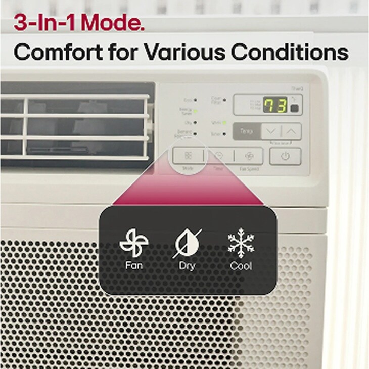 10,000 BTU Smart Wi-Fi Enabled Window Air Conditioner	