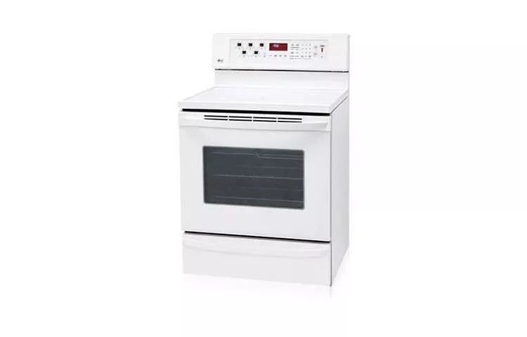 Freestanding Electric Range with Dual Convection System