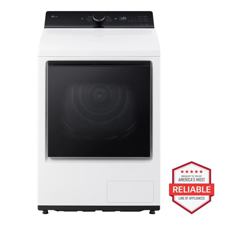 LG DLHC8402W Dryer Brought to You by Americas Most Reliable Line of Appliances - Front View