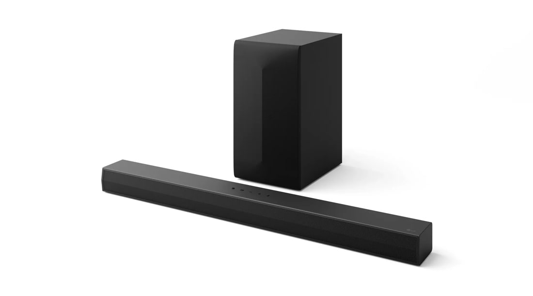 LG S60T Soundbar for TV with Dolby Audio™ 3.1 channel, Black