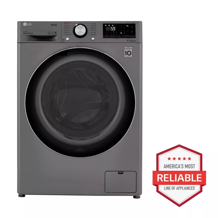  LG 4.5 cu.ft. Smart Wi-Fi Enabled All-In-One Washer