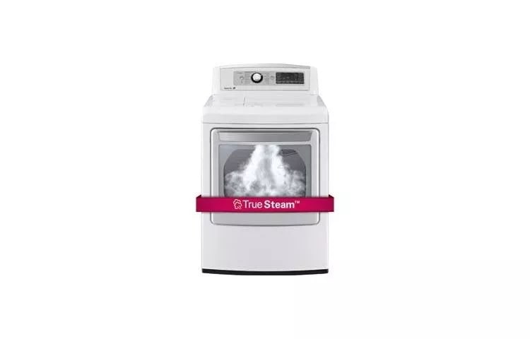 7.3 cu.ft. Ultra Large High Efficiency SteamDryer™ w/ SteamSanitary™ LG laundry appliance product view 1