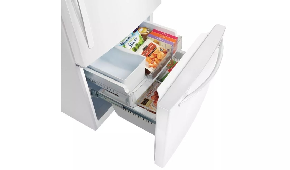 LG LDCS22220W Large 30 Inch Wide Bottom Freezer Refrigerator LG USA