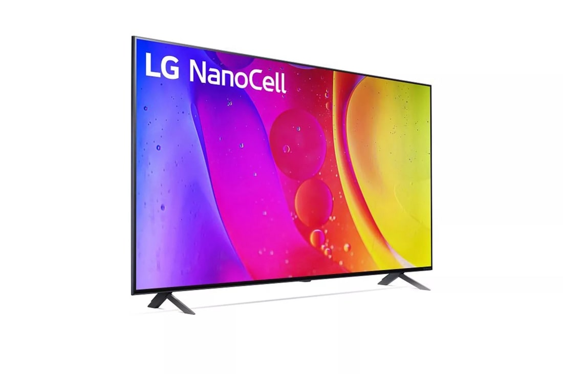 LG 50 Inch Class NANO80 AQA series LED 4K UHD Smart webOS 22 w/ ThinQ AI TV