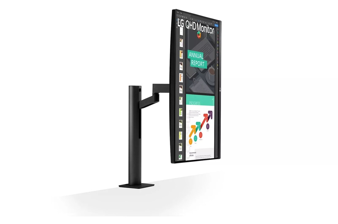 27" QHD Ergo IPS Monitor with USB Type-C™