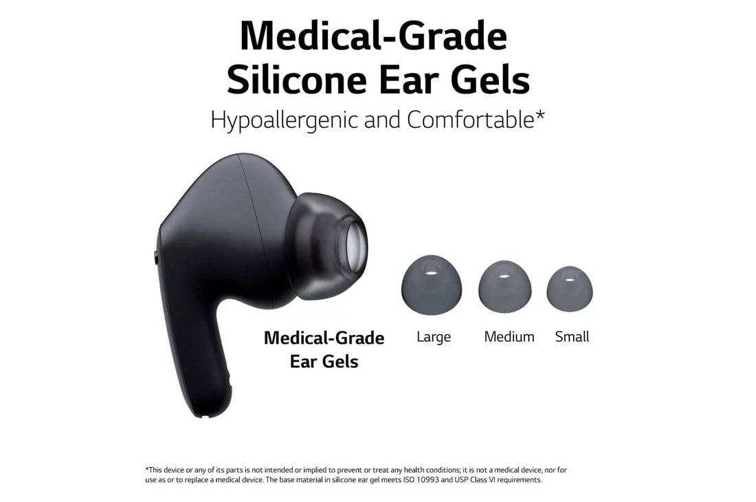 LG TONE Free FP9 Wireless Bluetooth Earbuds - TONE-FP9