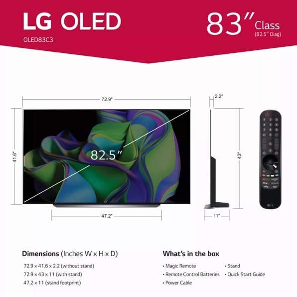 セール LG OLED83C3PJA 公式】83V型 4K有機ELテレビ - OLED83C3PJA | LG JP | LG JP
