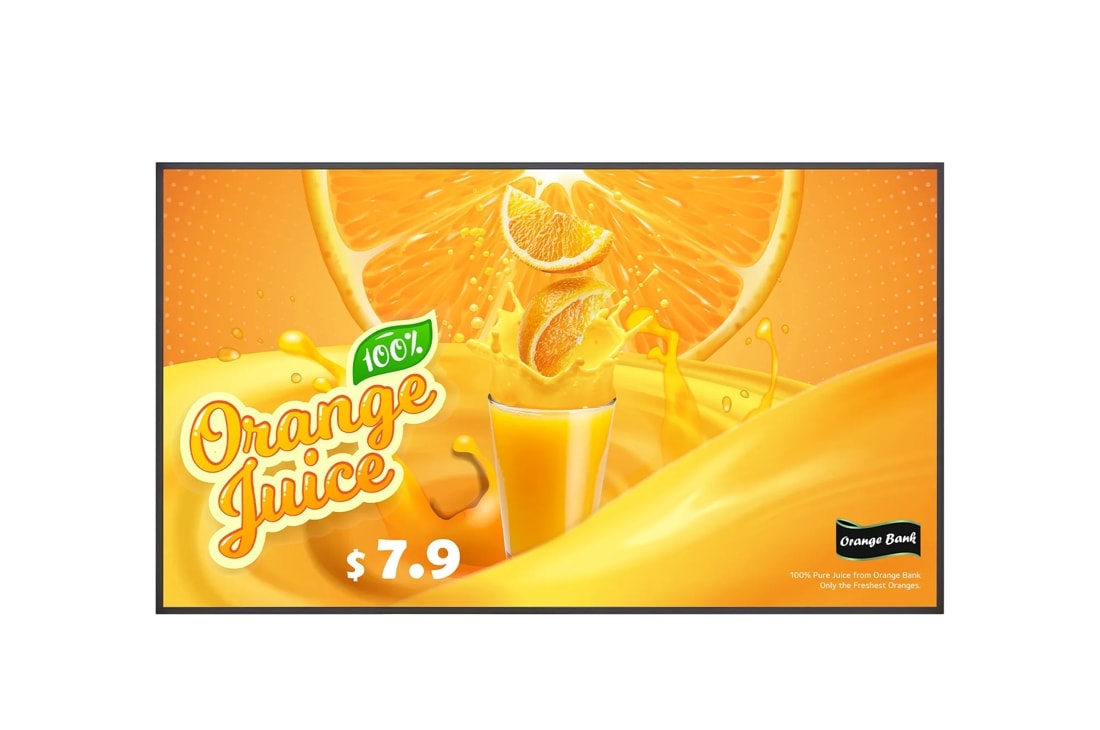 49" UH5Q-E Series UHD Signage with LG webOS platform