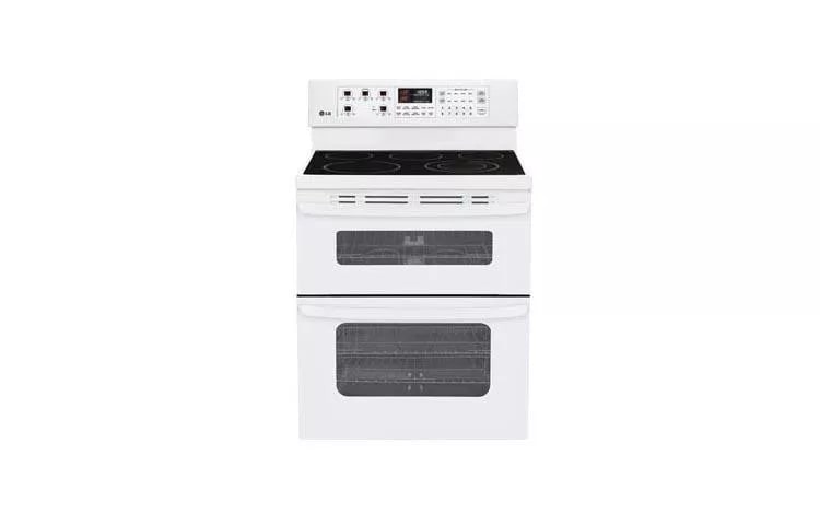6.7 cu. ft. Capacity Electric Double Oven Range with a 6” High Upper Oven LG range product view 1