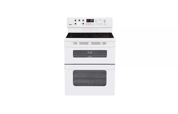 6.7 cu. ft. Capacity Electric Double Oven Range with a 6” High Upper Oven