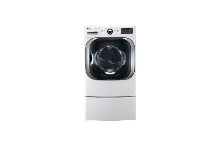9.0 cu. ft. Mega Capacity Dryer with Steam™ Technology (Gas) LG laundry appliance product view 1