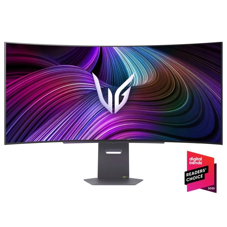 45 Inch UltraGear™ OLED WQHD 240Hz 0.03ms G-Sync Compatible 800R Curved Gaming Monitor with webOS 45GX90SA-B
