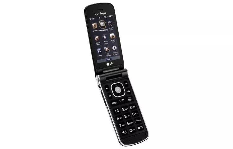 LG’s Exalt is perfection in a flip phone. It’s comfortable, light, and has a stylish design.