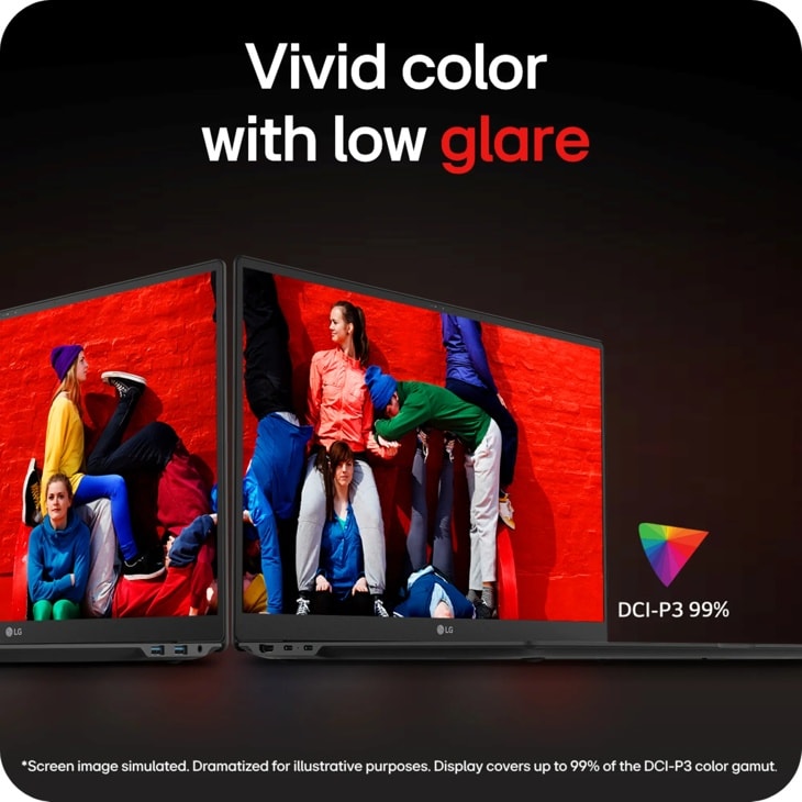 LG gram 16 Inch, Thin and Lightweight Laptop, Windows 11 Home, Intel Evo Edition - Intel® Core™ Ultra 7, 32GB RAM, 2TB SSD, Black