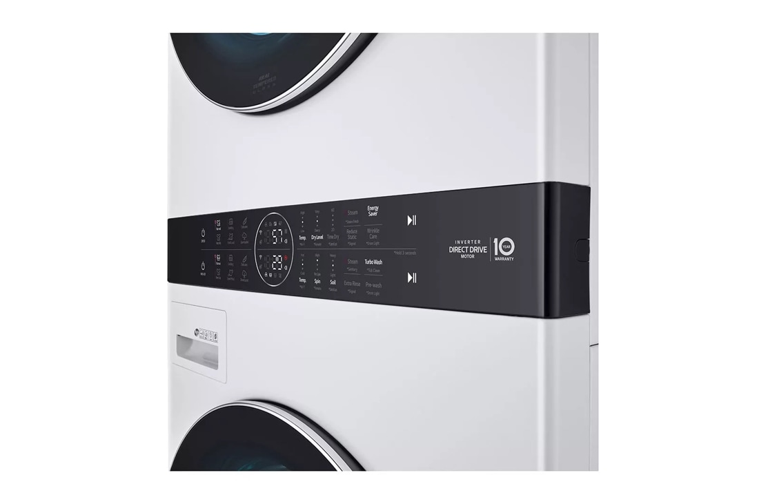 Lg wash online tower gas dryer