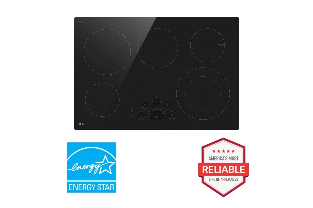30” Electric Cooktop with UltraHeat™ 3.0kW Element	