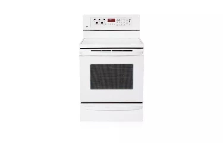 Freestanding Electric Range with Dual Convection System LG range product view 1