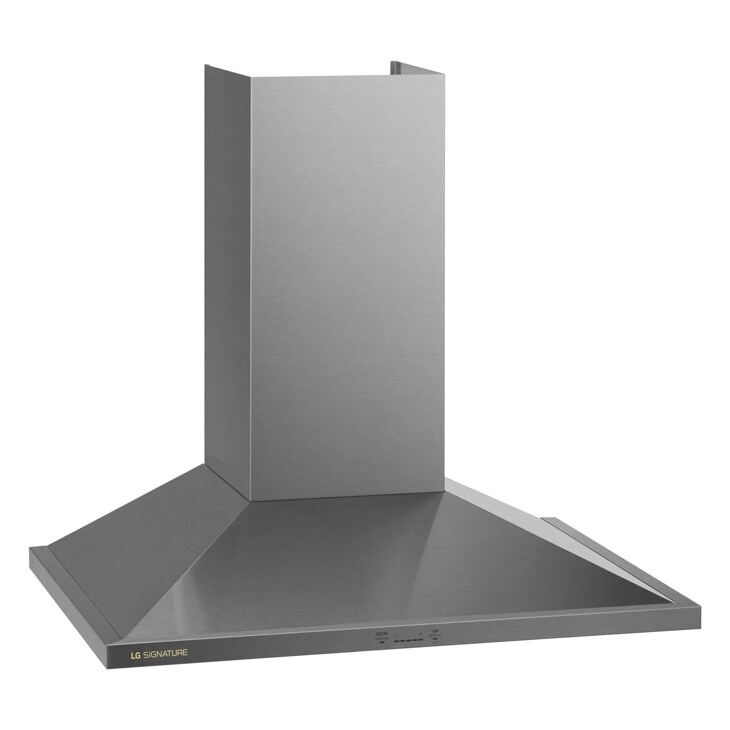 LG HCEU3639X Signature Hood in Stainless Steel Finish - Side Angle