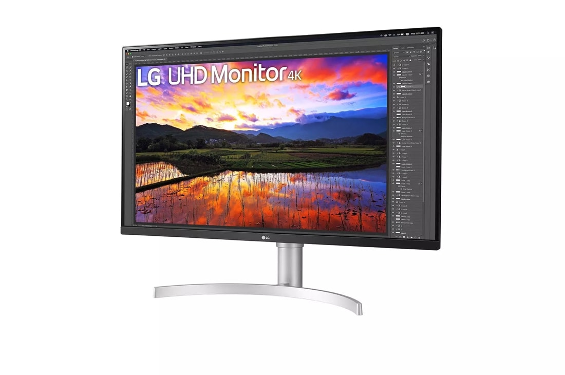 Monitor Portátil LG 32UN650-W 32'' UHD HDR Ajustable -Negro