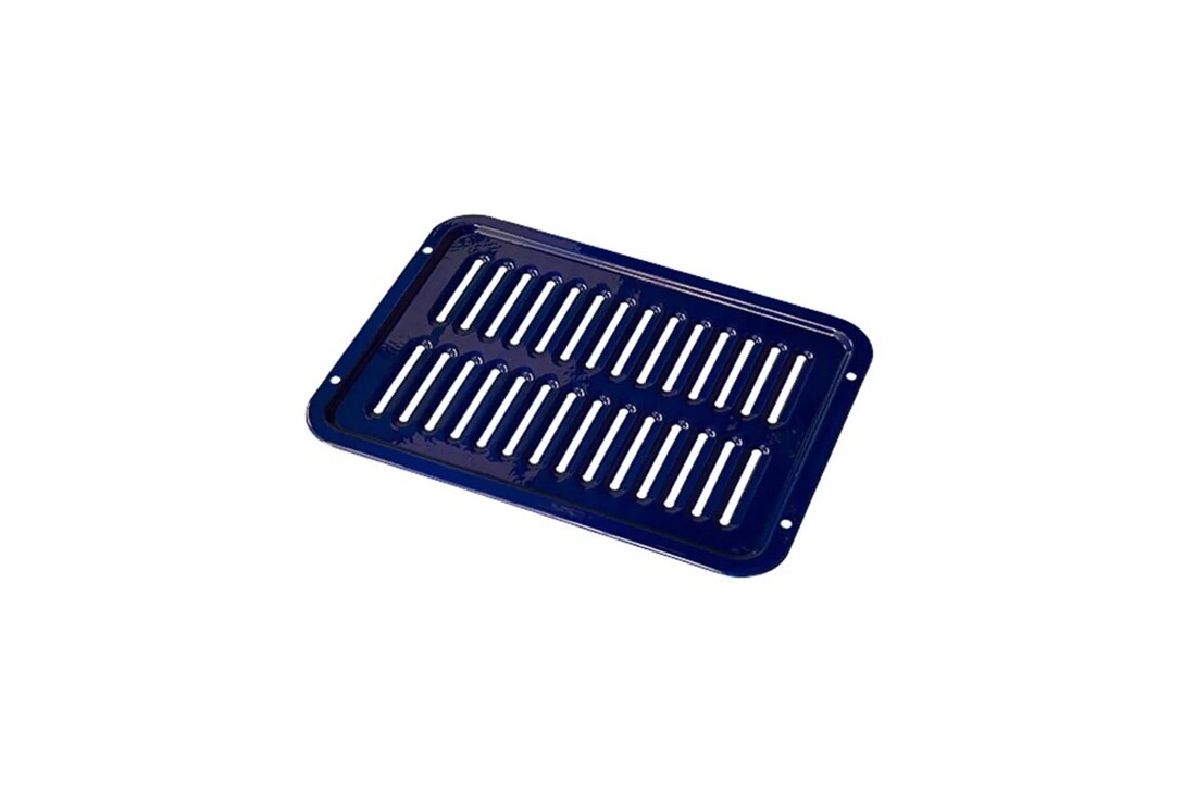 MJS61849904 navy blue broiler pan with parallel slotted design for oven cooking