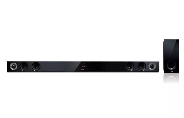 300W 2.1ch Sound Bar Audio System with Wireless Subwoofer and Bluetooth Connectivity