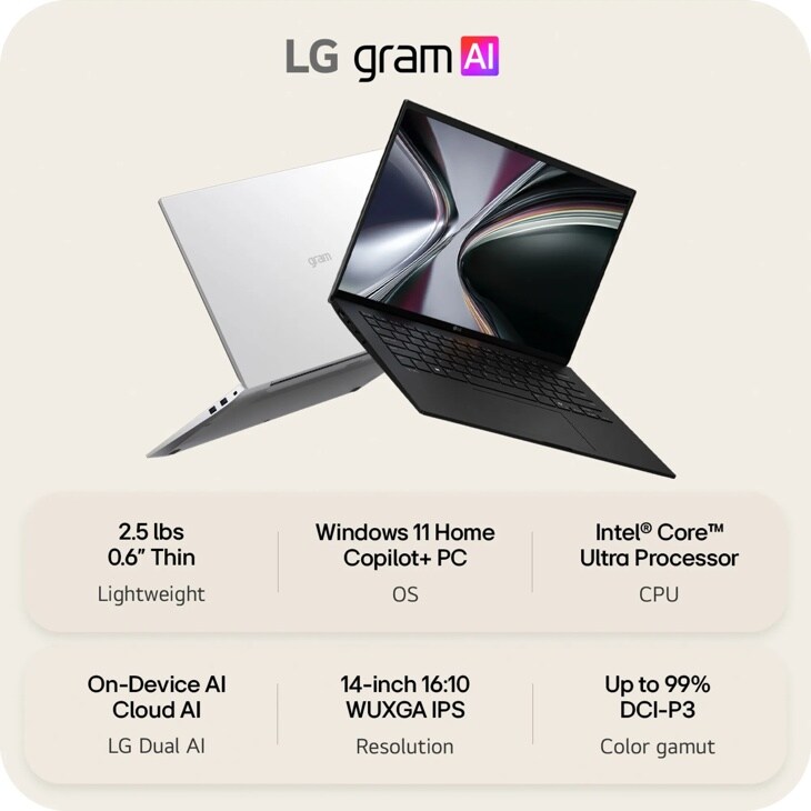 14 Inch IPS laptop - 14Z90U-G.AU82U1 | LG USA