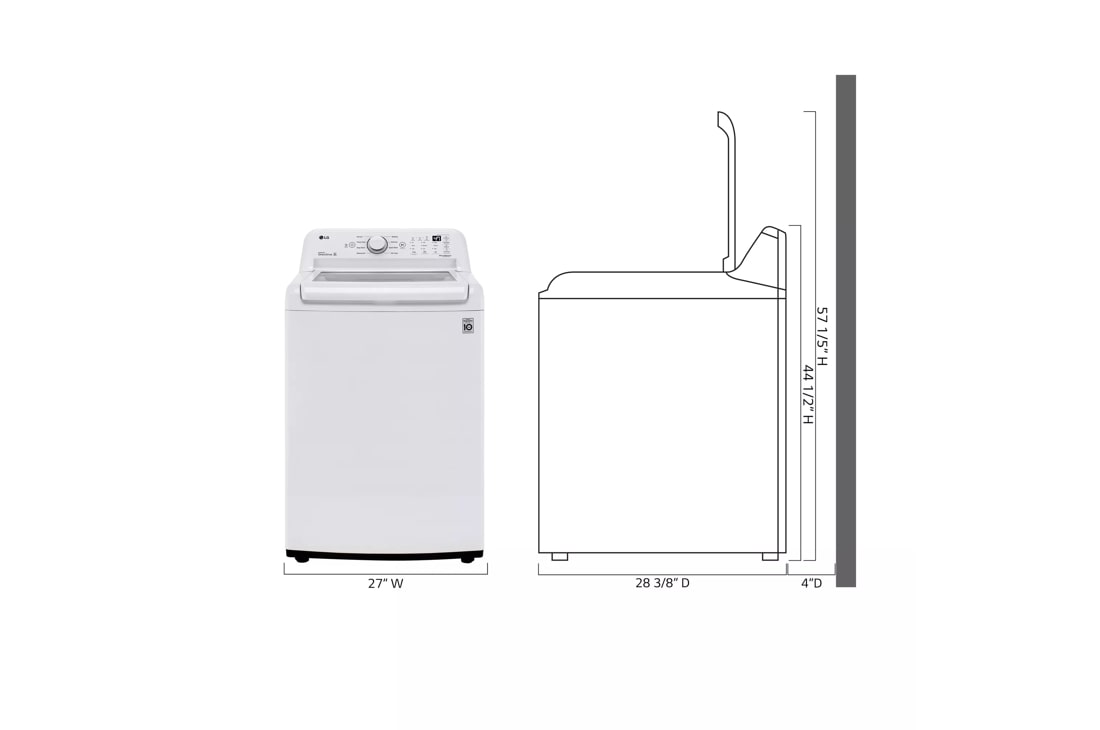 Lg washer store wt7005cw