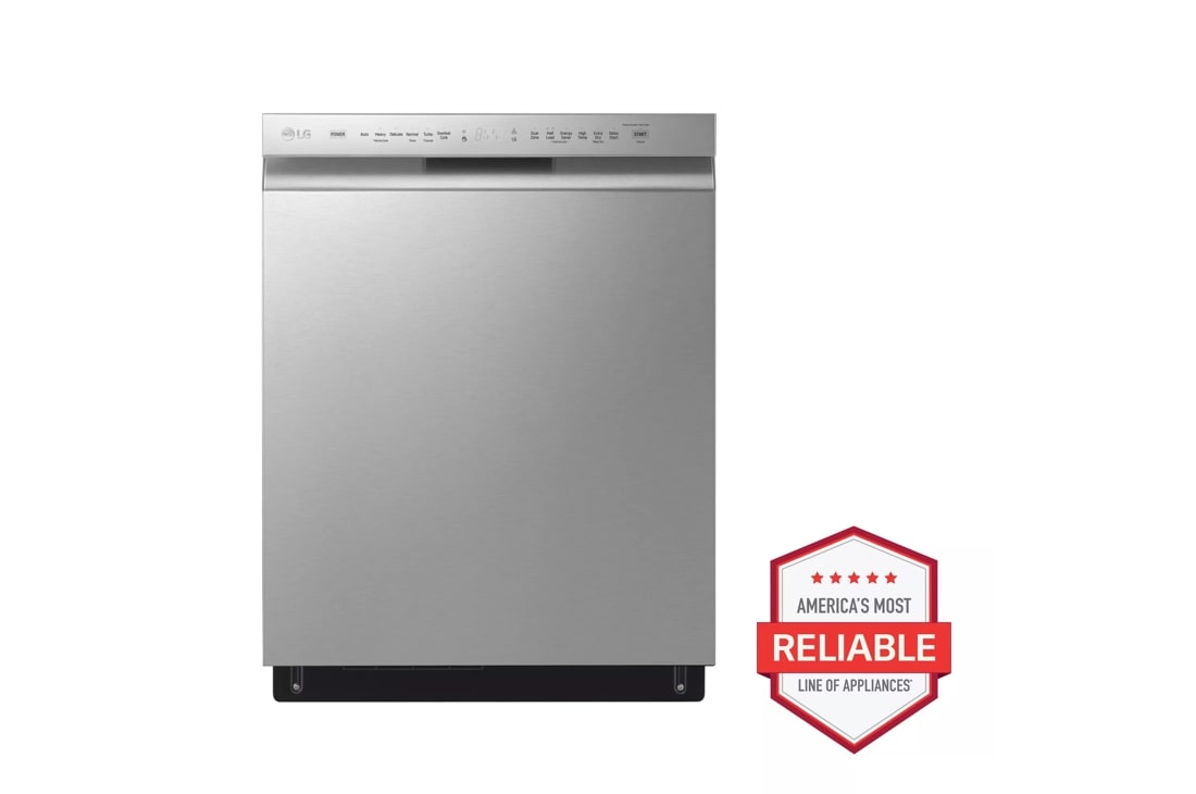 LG LG Front Control Dishwasher with QuadWash and 3rd Rack - Black