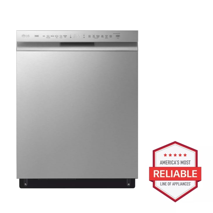 LG LG Front Control Dishwasher with QuadWash and 3rd Rack - Black