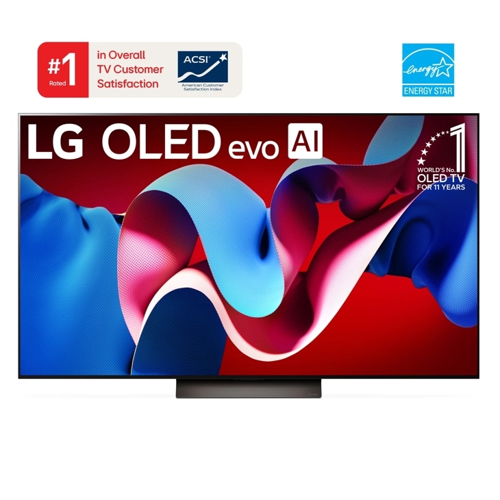 65 inch LG OLED evo AI C4 4K Smart TV 2024 OLED65C4PUA LG USA