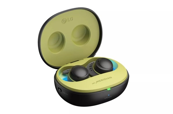 LG Electronics - LG TONE Free ワイヤレスイヤホン LG TONE Free® Wireless Bluetooth Earbuds Black - T90Q