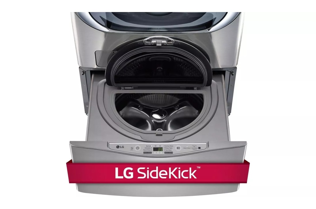 LG WD100CV 1.0 cu. ft. LG SideKick™ Pedestal Washer, LG TWINWash™ Compatible