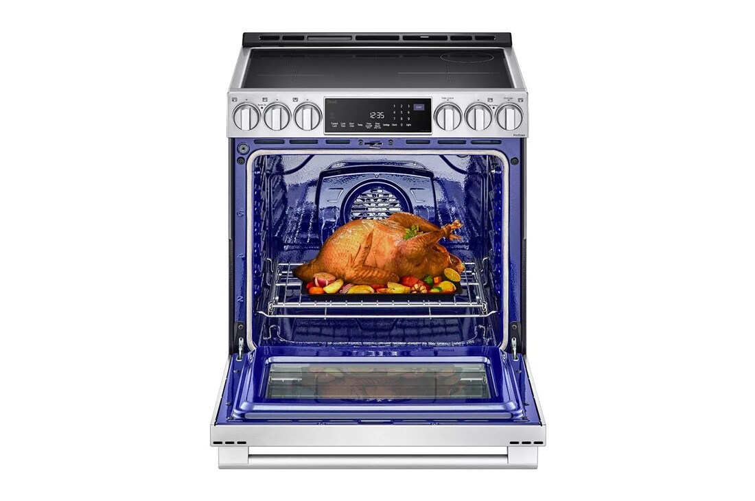 LG STUDIO 6.3 cu. ft. InstaView Induction Slide-in Range with Air Fry and Air Sous Vide