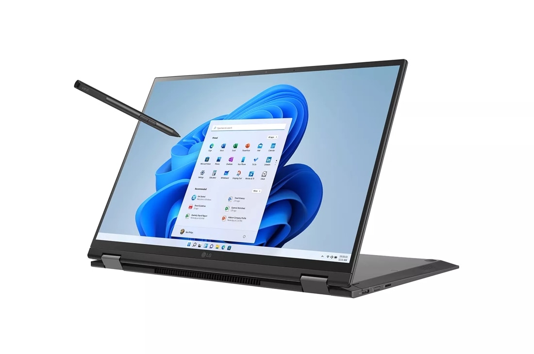 LG gram 16” 2in1 Lightweight Laptop, Intel® 12th Gen Core® i7 Evo™ Platform, Windows 11 Home, 16GB RAM, 2TB SSD, Black