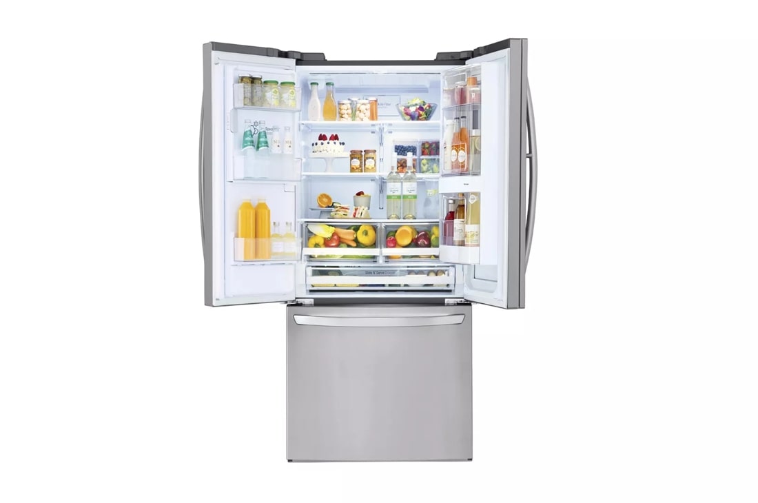 LG LFXC22596S 36 Inch Smart Counter Depth French Door Refrigerator with  21.9 cu. ft. Total Capacity, WiFi, InstaView™ Door-in-Door®, Dual Ice  Maker