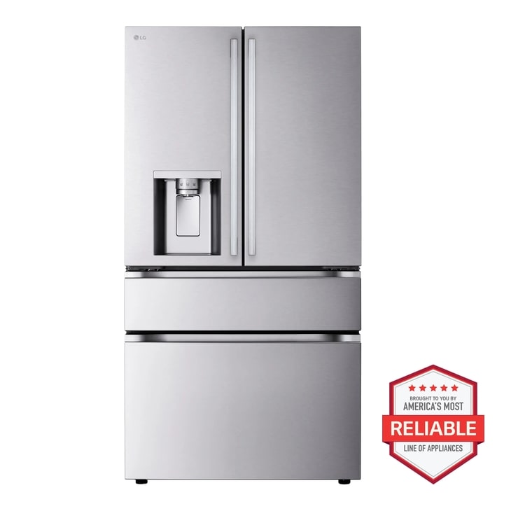 LG LF29H9730S French Door Refrigerator with water and ice dispenser Brought to You by Americas Most Reliable Line of Appliances - Front View