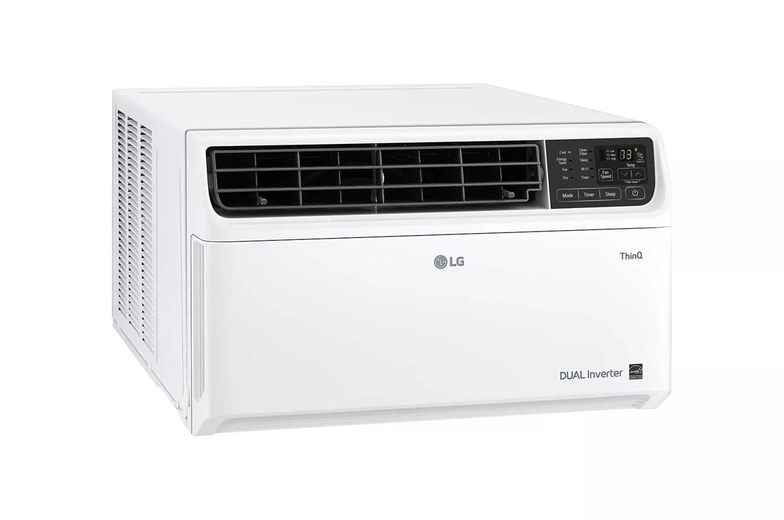 LG 10,000 BTU Dual Inverter Smart Wi-Fi Portable Air Conditioner - White