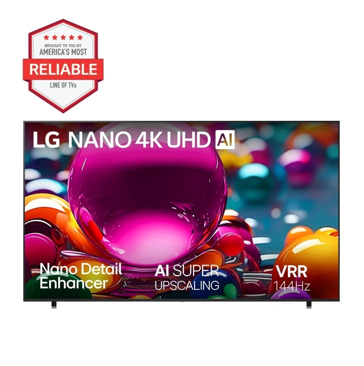 LG 98 Class 4K Nano UHD TV AI NU85 Smart TV 2026