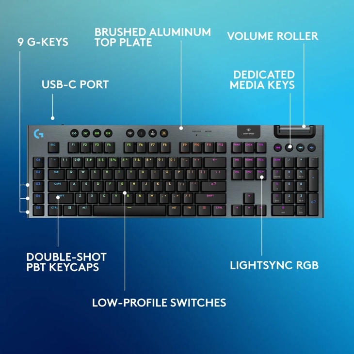 G915 X LIGHTSPEED Wireless Keyboard - 920012696 | LG USA