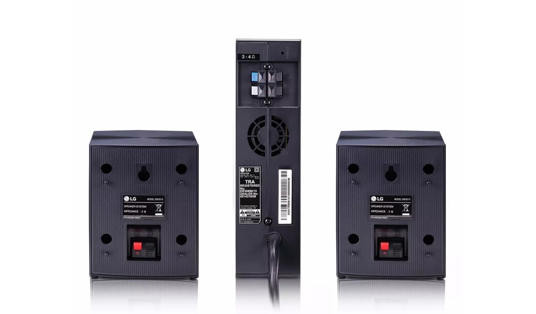 スピーカー・ウーファー LG WIRELESS SPEAKER 2.0 Channel Sound Bar Wireless Rear Speaker Kit (SPK8-S)